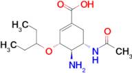 (3R,4R,5S)-5-Acetamido-4-amino-3-(pentan-3-yloxy)cyclohex-1-enecarboxylic acid