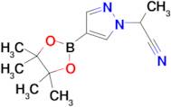 2-(4-(4,4,5,5-Tetramethyl-1,3,2-dioxaborolan-2-yl)-1H-pyrazol-1-yl)propanenitrile