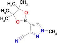 1-Methyl-4-(4,4,5,5-tetramethyl-1,3,2-dioxaborolan-2-yl)-1H-pyrazole-3-carbonitrile