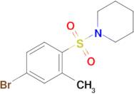 1-((4-Bromo-2-methylphenyl)sulfonyl)piperidine