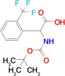 2-((tert-Butoxycarbonyl)amino)-2-(2-(trifluoromethyl)phenyl)acetic acid