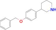 3-(4-(Benzyloxy)phenyl)piperidine