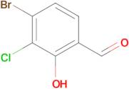 4-Bromo-3-chloro-2-hydroxybenzaldehyde