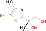 (S)-2-(5-Bromo-4-methylthiazol-2-yl)propane-1,2-diol