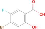 4-Bromo-5-fluoro-2-hydroxybenzoic acid