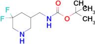 tert-Butyl ((5,5-difluoropiperidin-3-yl)methyl)carbamate