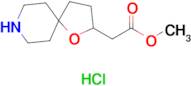 Methyl 2-(1-oxa-8-azaspiro[4.5]decan-2-yl)acetate hydrochloride