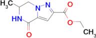 Ethyl 6-methyl-4-oxo-4,5,6,7-tetrahydropyrazolo[1,5-a]pyrazine-2-carboxylate