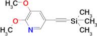 2,3-Dimethoxy-5-((trimethylsilyl)ethynyl)pyridine