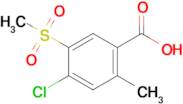 4-Chloro-2-methyl-5-(methylsulfonyl)benzoic acid