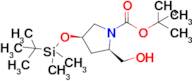 (2R,4R)-tert-Butyl 4-((tert-butyldimethylsilyl)oxy)-2-(hydroxymethyl)pyrrolidine-1-carboxylate