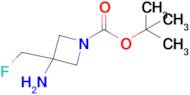 tert-Butyl 3-amino-3-(fluoromethyl)azetidine-1-carboxylate