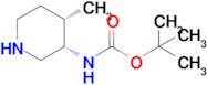 tert-Butyl ((3S,4S)-4-methylpiperidin-3-yl)carbamate