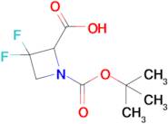 1-(tert-Butoxycarbonyl)-3,3-difluoroazetidine-2-carboxylic acid