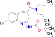 tert-Butyl (8-bromo-4-(dipropylcarbamoyl)-3H-benzo[b]azepin-2-yl)carbamate