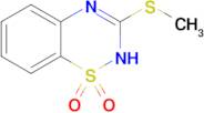 3-(methylsulfanyl)-2H-1λ⁶,2,4-benzothiadiazine-1,1-dione