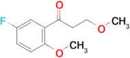 1-(5-Fluoro-2-methoxyphenyl)-3-methoxypropan-1-one