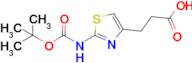 3-(2-((tert-Butoxycarbonyl)amino)thiazol-4-yl)propanoic acid