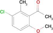 1-(3-Chloro-6-methoxy-2-methylphenyl)ethanone