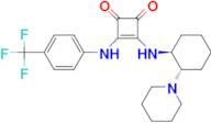 3-[[(1S,2S)-2-(1-Piperidinyl)cyclohexyl]amino]-4-[[4-(trifluoromethyl)phenyl]amino]-3-cyclobutene-1,2-dione