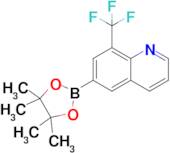 6-(4,4,5,5-Tetramethyl-1,3,2-dioxaborolan-2-yl)-8-(trifluoromethyl)quinoline