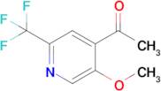 1-(5-Methoxy-2-(trifluoromethyl)pyridin-4-yl)ethan-1-one