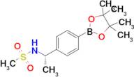 (S)-N-(1-(4-(4,4,5,5-Tetramethyl-1,3,2-dioxaborolan-2-yl)phenyl)ethyl)methanesulfonamide