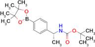 tert-Butyl (R)-(1-(4-(4,4,5,5-tetramethyl-1,3,2-dioxaborolan-2-yl)phenyl)ethyl)carbamate