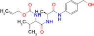 Allyl ((S)-1-(((S)-1-((4-(hydroxymethyl)phenyl)amino)-1-oxopropan-2-yl)amino)-3-methyl-1-oxobuta...