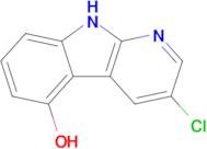 3-Chloro-9H-pyrido[2,3-b]indol-5-ol