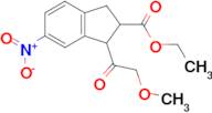 Ethyl 1-(2-methoxyacetyl)-6-nitro-2,3-dihydro-1H-indene-2-carboxylate