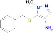 5-(Benzylthio)-1-methyl-1H-pyrazol-4-amine