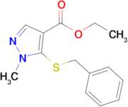 Ethyl 5-(benzylthio)-1-methyl-1H-pyrazole-4-carboxylate