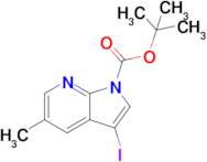 tert-Butyl 3-iodo-5-methyl-1H-pyrrolo[2,3-b]pyridine-1-carboxylate