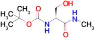 tert-Butyl (S)-(3-hydroxy-1-(methylamino)-1-oxopropan-2-yl)carbamate