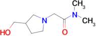 2-(3-(Hydroxymethyl)pyrrolidin-1-yl)-N,N-dimethylacetamide