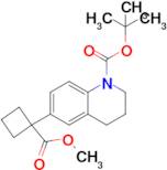 tert-Butyl 6-(1-(methoxycarbonyl)cyclobutyl)-3,4-dihydroquinoline-1(2H)-carboxylate