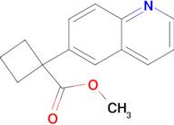 Methyl 1-(quinolin-6-yl)cyclobutane-1-carboxylate