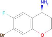 (S)-7-Bromo-6-fluorochroman-4-amine