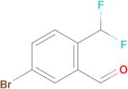 5-Bromo-2-(difluoromethyl)benzaldehyde