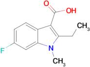 2-Ethyl-6-fluoro-1-methyl-1H-indole-3-carboxylic acid