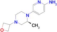 (S)-5-(2-Methyl-4-(oxetan-3-yl)piperazin-1-yl)pyridin-2-amine