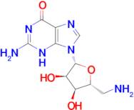 2-amino-9-[(2R,3R,4S,5R)-5-(aminomethyl)-3,4-dihydroxyoxolan-2-yl]-6,9-dihydro-3H-purin-6-one