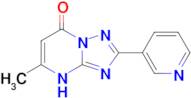 5-methyl-2-(pyridin-3-yl)-4H,7H-[1,2,4]triazolo[1,5-a]pyrimidin-7-one