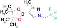 3-Methyl-4-(4,4,5,5-tetramethyl-1,3,2-dioxaborolan-2-yl)-1-(2,2,2-trifluoroethyl)-1H-pyrazole