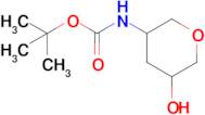 Tert-Butyl (5-hydroxytetrahydro-2H-pyran-3-yl)carbamate