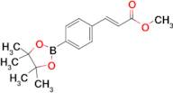 Methyl (E)-3-(4-(4,4,5,5-tetramethyl-1,3,2-dioxaborolan-2-yl)phenyl)acrylate