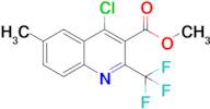 Methyl 4-chloro-6-methyl-2-(trifluoromethyl)quinoline-3-carboxylate