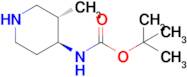 tert-Butyl ((3S,4S)-3-methylpiperidin-4-yl)carbamate