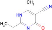 2-ethyl-6-methyl-4-oxo-1,4-dihydropyrimidine-5-carbonitrile